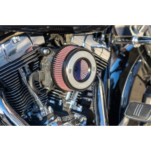 Kit de filtro de aire Air Stinger Stealth — anillo, cromado