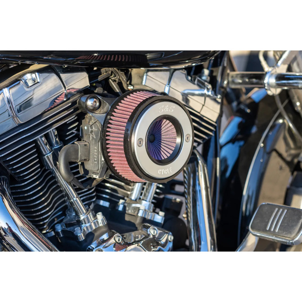 Kit de filtro de aire Air Stinger Stealth — anillo, cromado