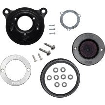 Kit de filtro de aire Air Stinger Stealth — anillo, cromado