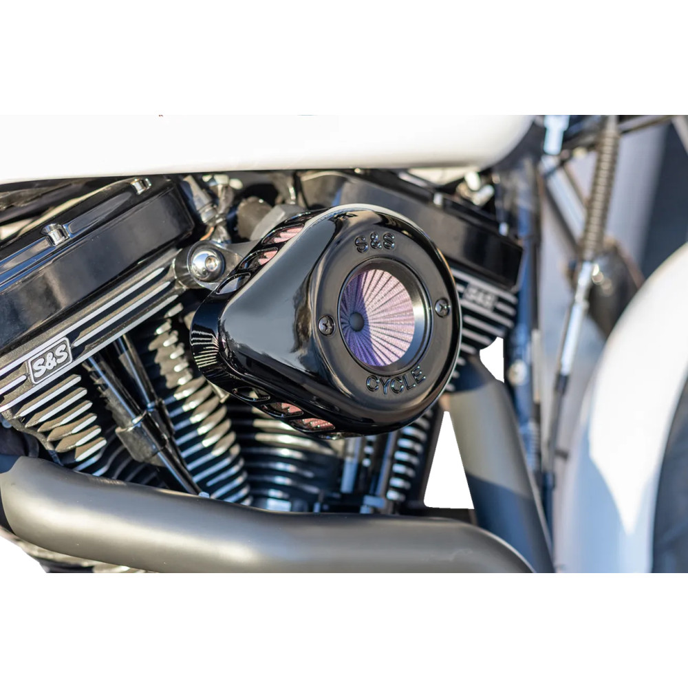 Kit de filtro de aire Air Stinger Stealth — forma de lágrima, negro