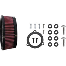 Kit de filtro de aire Air Stinger Stealth — forma de lágrima, negro