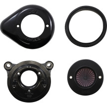 Kit de filtro de aire Air Stinger Stealth — forma de lágrima, negro