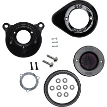 Kit de filtro de aire Air Stinger Stealth — forma de lágrima, negro