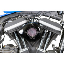 Kit de filtro de aire Air Stinger Stealth — forma lágrima, negro, rojo