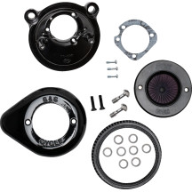 Kit de filtro de aire Air Stinger Stealth — forma lágrima, negro, rojo