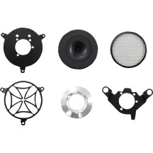 Kit de filtro de aire — Cobra, negro, redondo