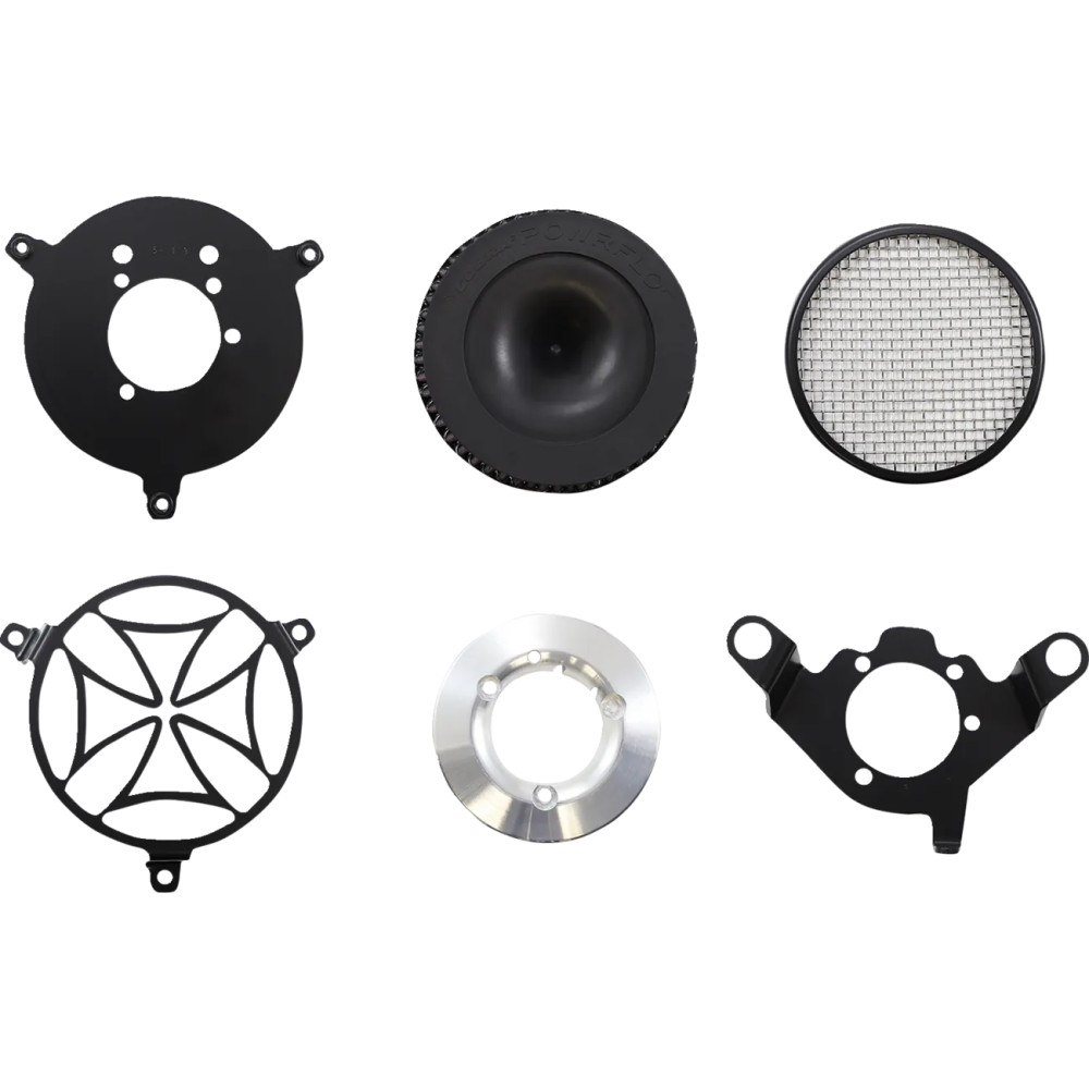 Kit de filtro de aire — Cobra, negro, redondo