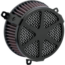 Kit de filtro de aire — Redondo, negro, gasa de algodón