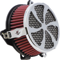 Air Cleaner Kit — Round, Chrome