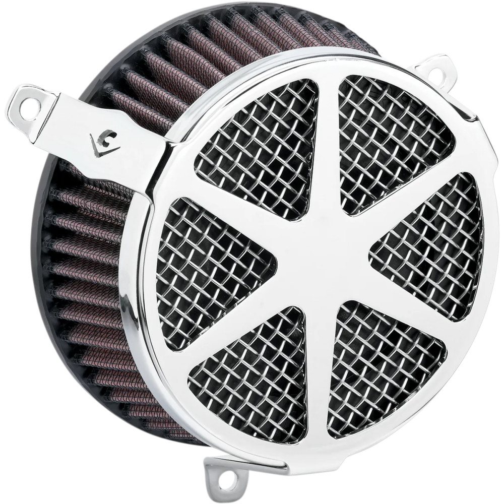 Kit de filtro de aire — Cobra, redondo, cromo Kit de filtro de aire — Cobra, redondo, cromo