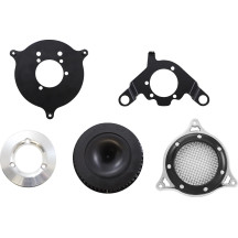 RPT Air Intake Kit — Round, Black, Chrome