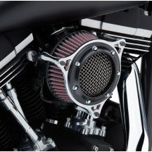 RPT Air Intake Kit — Round, Black, Chrome