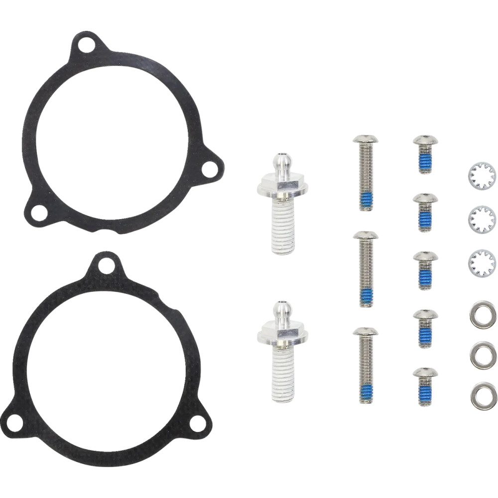Air Cleaner Kit — Cobra, Round, Chrome Air Cleaner Kit — Cobra, Round, Chrome