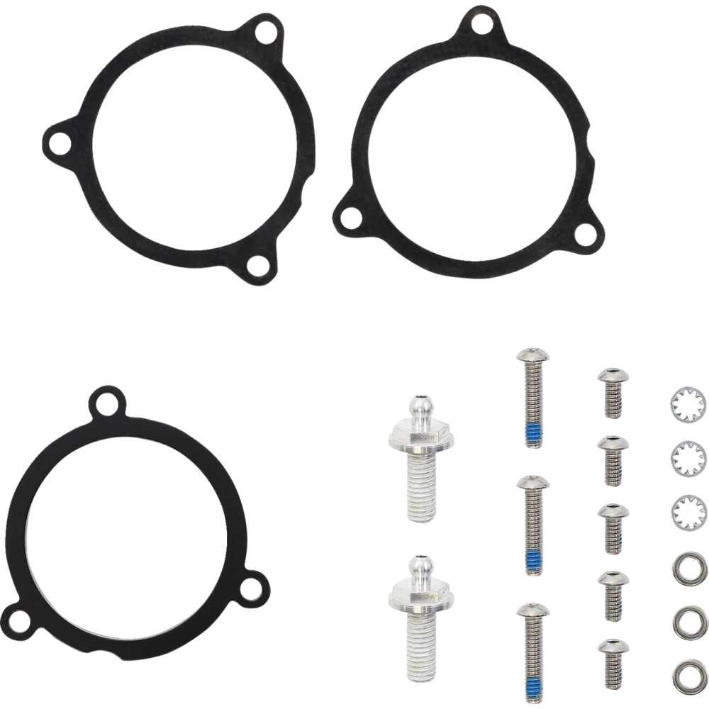 Air Cleaner Kit — Round, Chrome