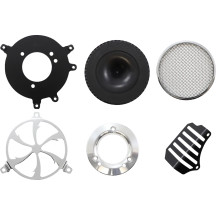 Air Cleaner Kit — Round, Chrome