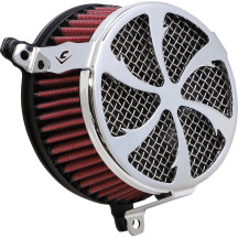 Air Cleaner Kit — Round, Chrome