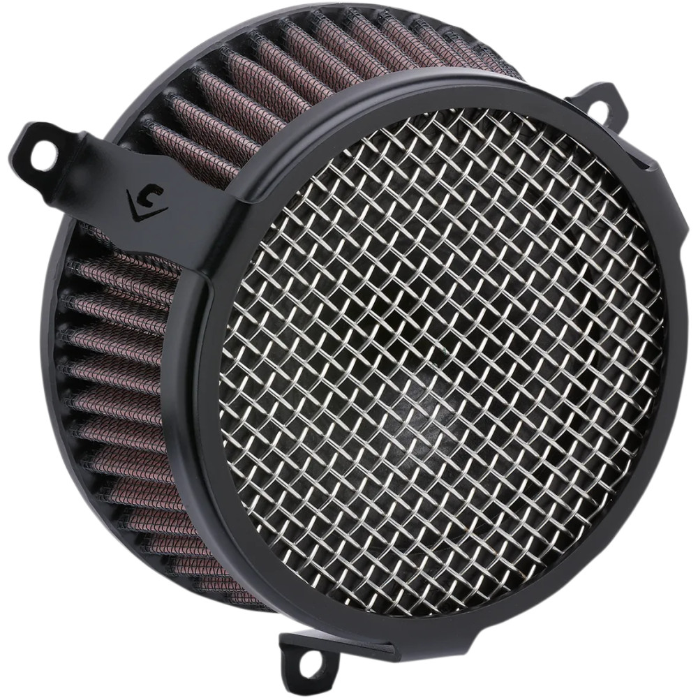Kit de filtro de aire — Redondo, negro, gasa de algodón