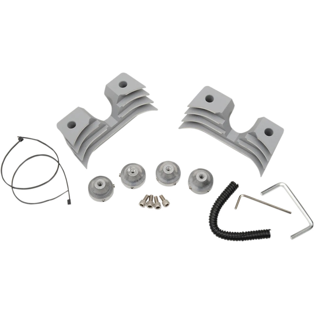 Spark Plug/Head Bolt Cover — Kit for two heads, Silver Spark Plug/Head Bolt Cover — Kit for two heads, Silver