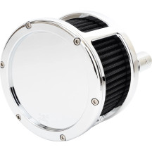 Kit de filtro de aire BA Race Series — Cromado, aluminio macizo, para Harley-Davidson