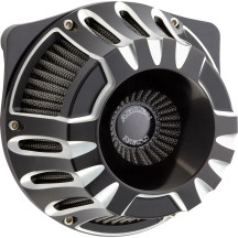 Kit de filtro de aire Inverted Series — negro, plateado