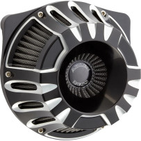 Inverted Series Air Cleaner Kit — Black, Silver