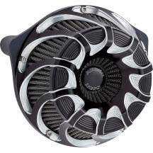 Kit de filtro de aire Inverted Series — Negro, diseño Drift, filtro de algodón preengrasado, aluminio mecanizado CNC