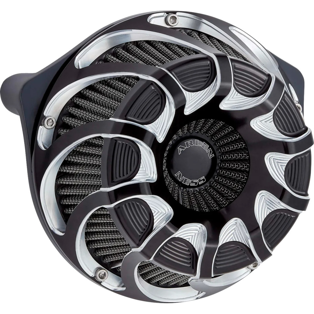 Kit de filtro de aire Inverted Series — Negro, diseño Drift, filtro de algodón preengrasado, aluminio mecanizado CNC