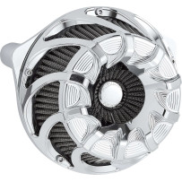 Inverted Series Air Cleaner Kit — Chrome, CNC Billet Aluminum