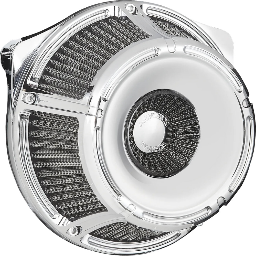 Inverted Series Air Cleaner Kit — Chrome, CNC billet aluminum