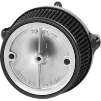 Big Sucker™ Stage 1 Air Cleaner Kit with Cover — Black, Silver, Wrinkle