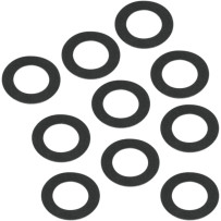 Breather Washers — 12.7 mm (1/2 in), pack of 10, black