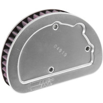 Replacement High-Flow Air Filter — 168 × 121 × 41 mm, red