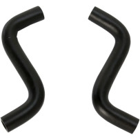 Mangueras formadas para kit de respiradero — Twin Cam, Negro
