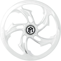 Super Gas Universal Faceplate — Round, Chrome