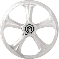 Super Gas Universal Faceplate — Round, Chrome