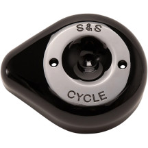 Cubierta del filtro de aire Stealth — negro brillante, aluminio