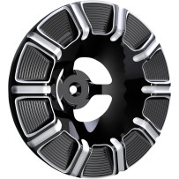 Velocity Air Cleaner Cover — Fits Velocity 65 and Velocity 90, Black, Silver