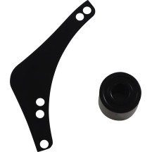 Replacement Breather Bolt Cover Plate — Left, Black