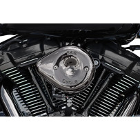 Stealth Teardrop Air Cleaner Cover — Lava Chrome