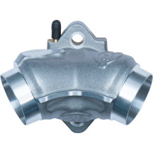 Flange-Mount Intake Manifold — For Super E Carbs, Raw