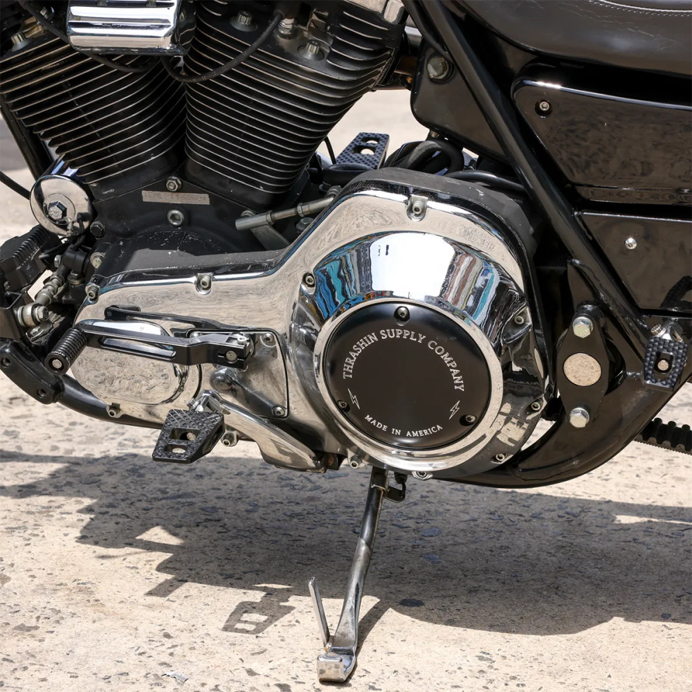 Classic Derby Cover — 5-hole mounting, black