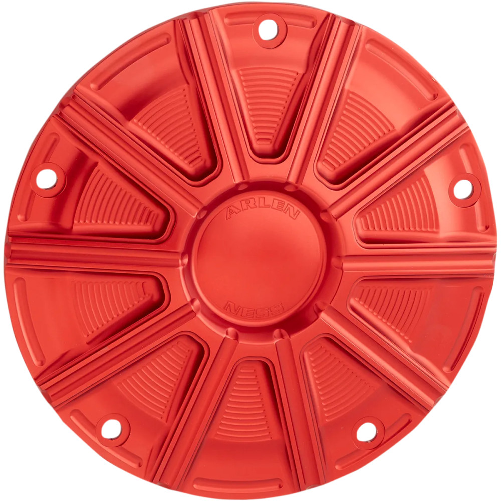 Cubierta Derby 10-Gauge — 5 orificios, anodizado rojo