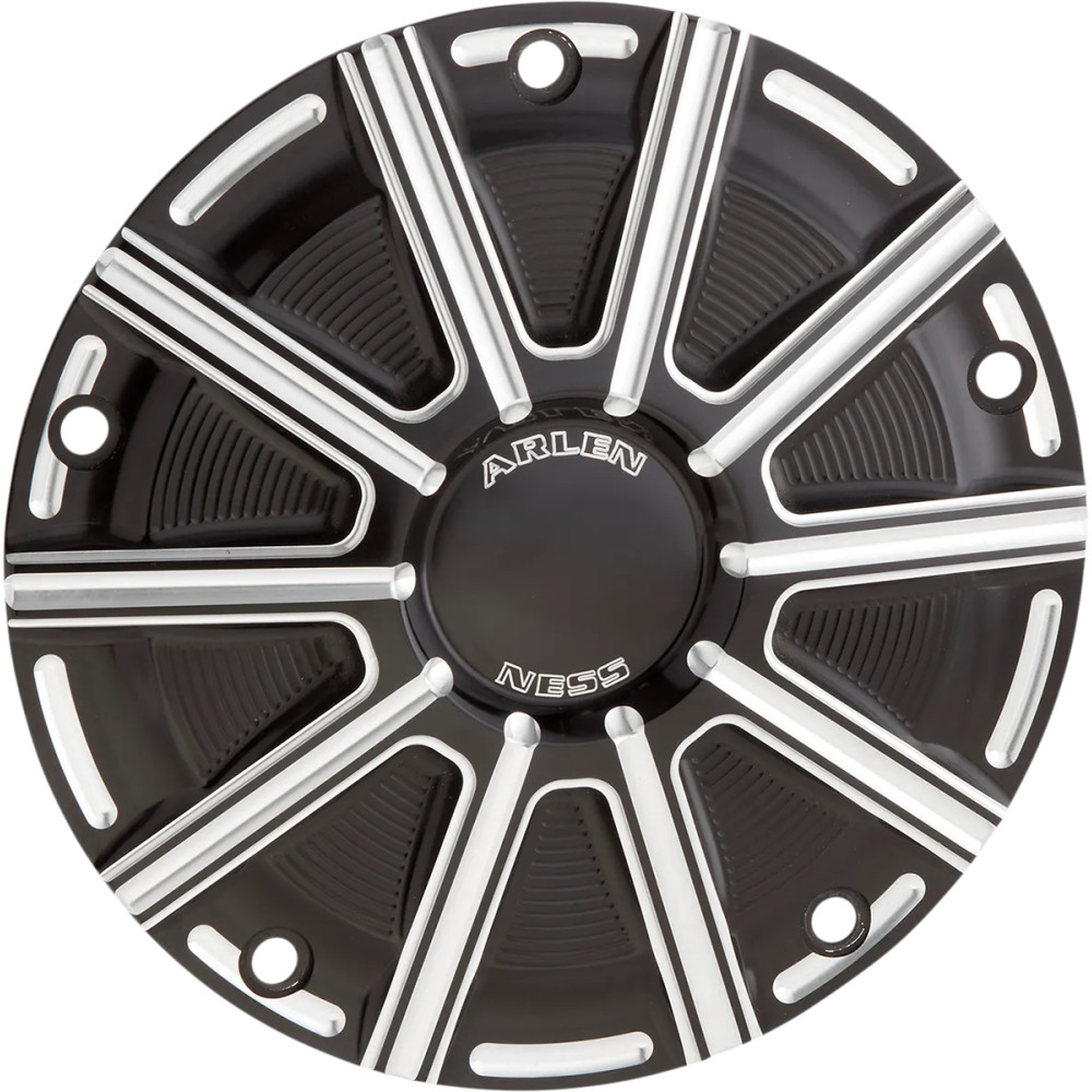 10-Gauge Derby Cover — 5-hole mounting, silver anodized