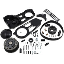 Kit de transmisión por correa de 2" — 50.8 mm (2"), 132 dientes, Negro