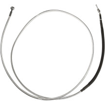 Línea de embrague hidráulica de longitud alternativa — 80 in (203 cm), banjo 10 mm 35°, Cromo