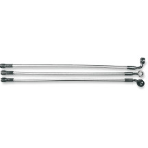 Alternate Length Designer Series Braided Non-ABS Front Upper Brake Line Kit