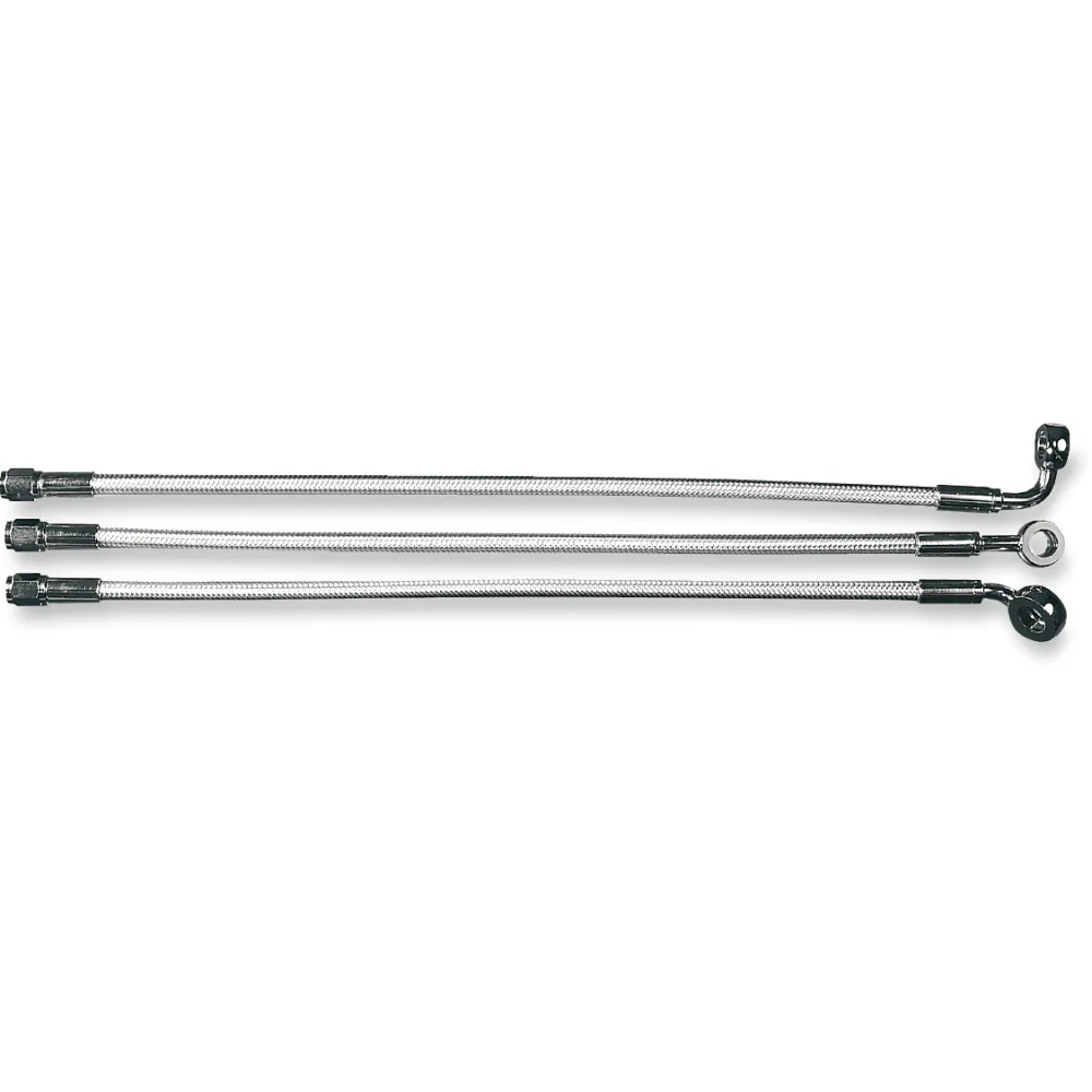 Alternate Length Designer Series Braided Non-ABS Front Upper Brake Line Kit