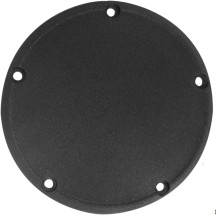 Derby Cover — 5-hole mounting, Wrinkle Black