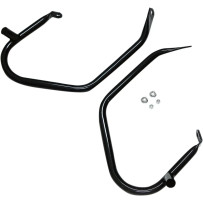 Low-Profile Saddlebag Guards — 22.2 mm (7/8"), Left, Right, Black gloss