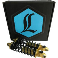 Legend REVO-A Coil Suspension For Dyna Models — 12" extended, rear, adjustable rebound, black anodized